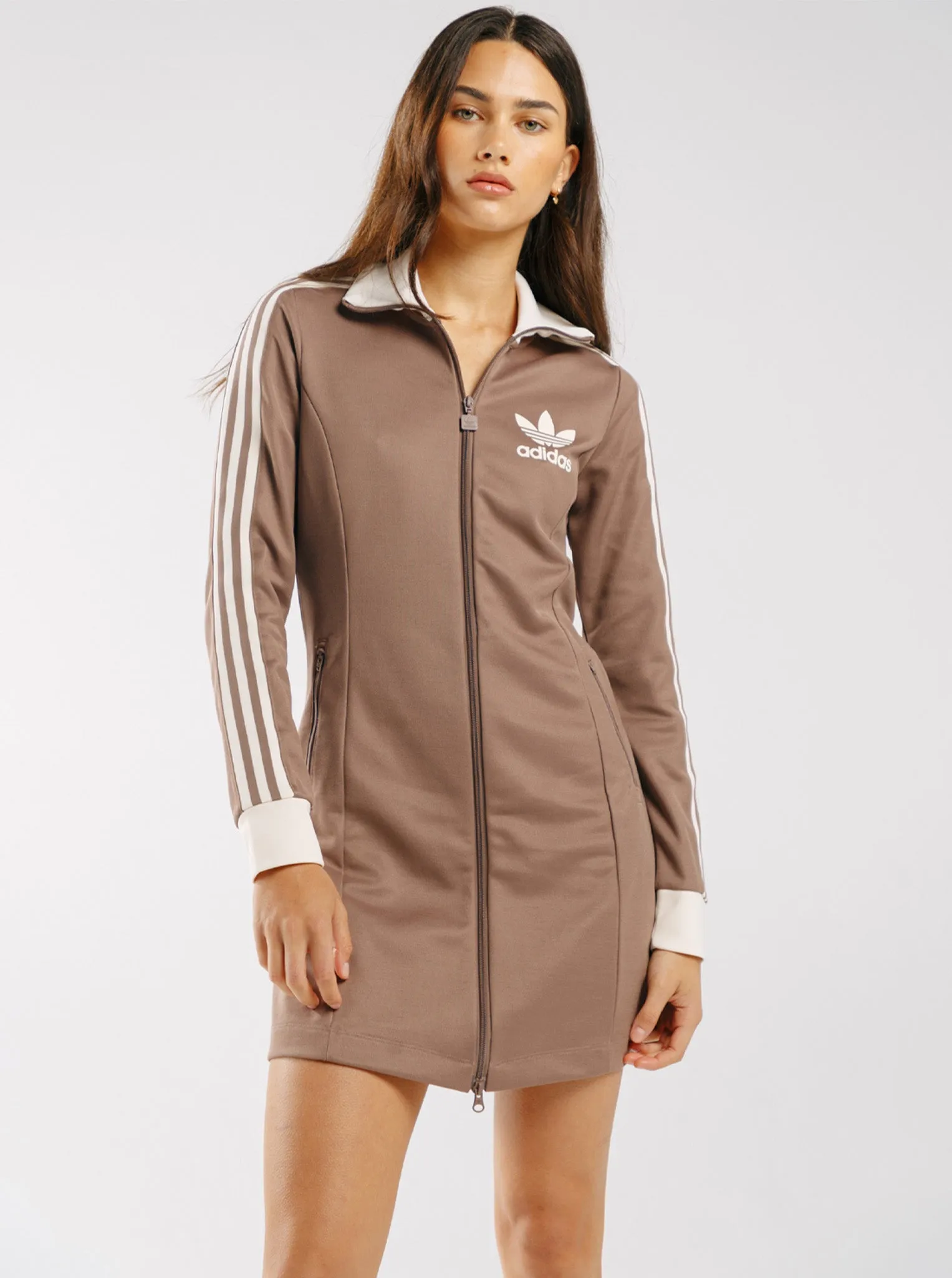 Snap-Closure foldable Adicolor 3-Stripes Track Top Dress