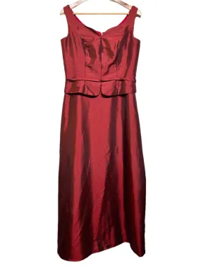Romantica Women's Red Evening Dress (Size XL) Layered Fabric