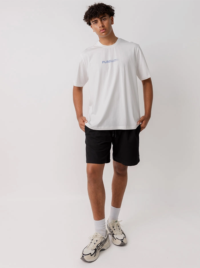 Retreat Shorts in Black button-down look Quick Drying Fabric