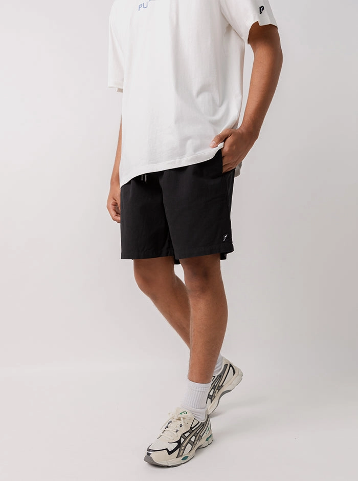 Retreat Shorts in Black Home Wear Non slip grip
