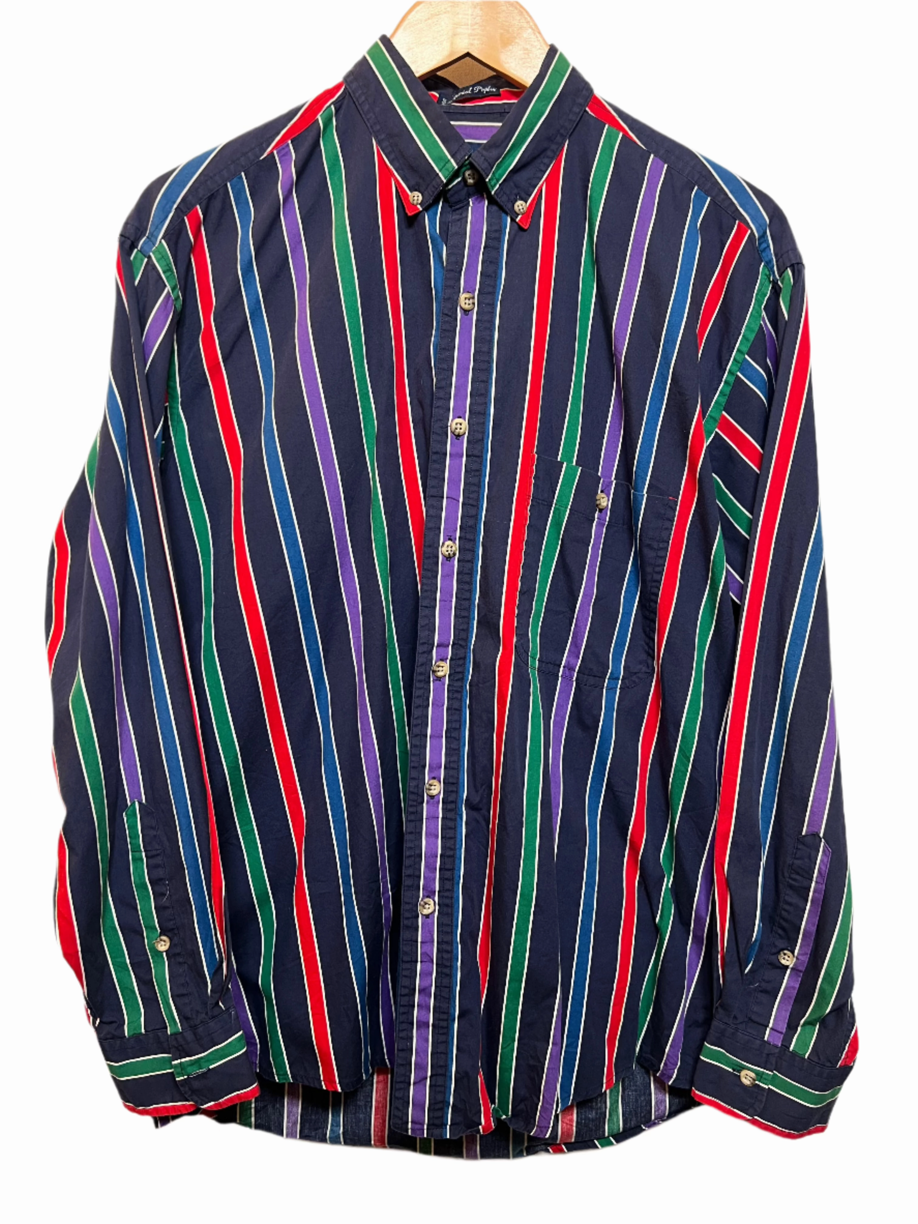 Salty Dog Mens Blue Shirt (Size XL) youth trend Polished Placket