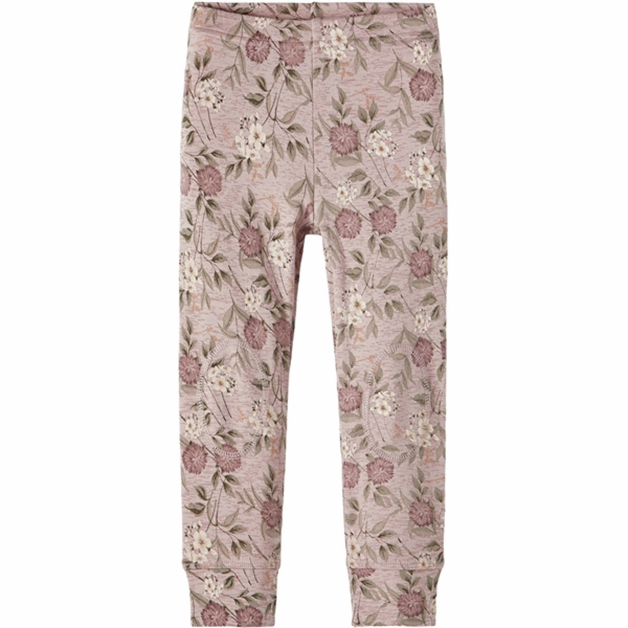 Name it Sphinx Aop Willow Wool Leggings AOP Fitness Lover Fade Resistant Quick Drying