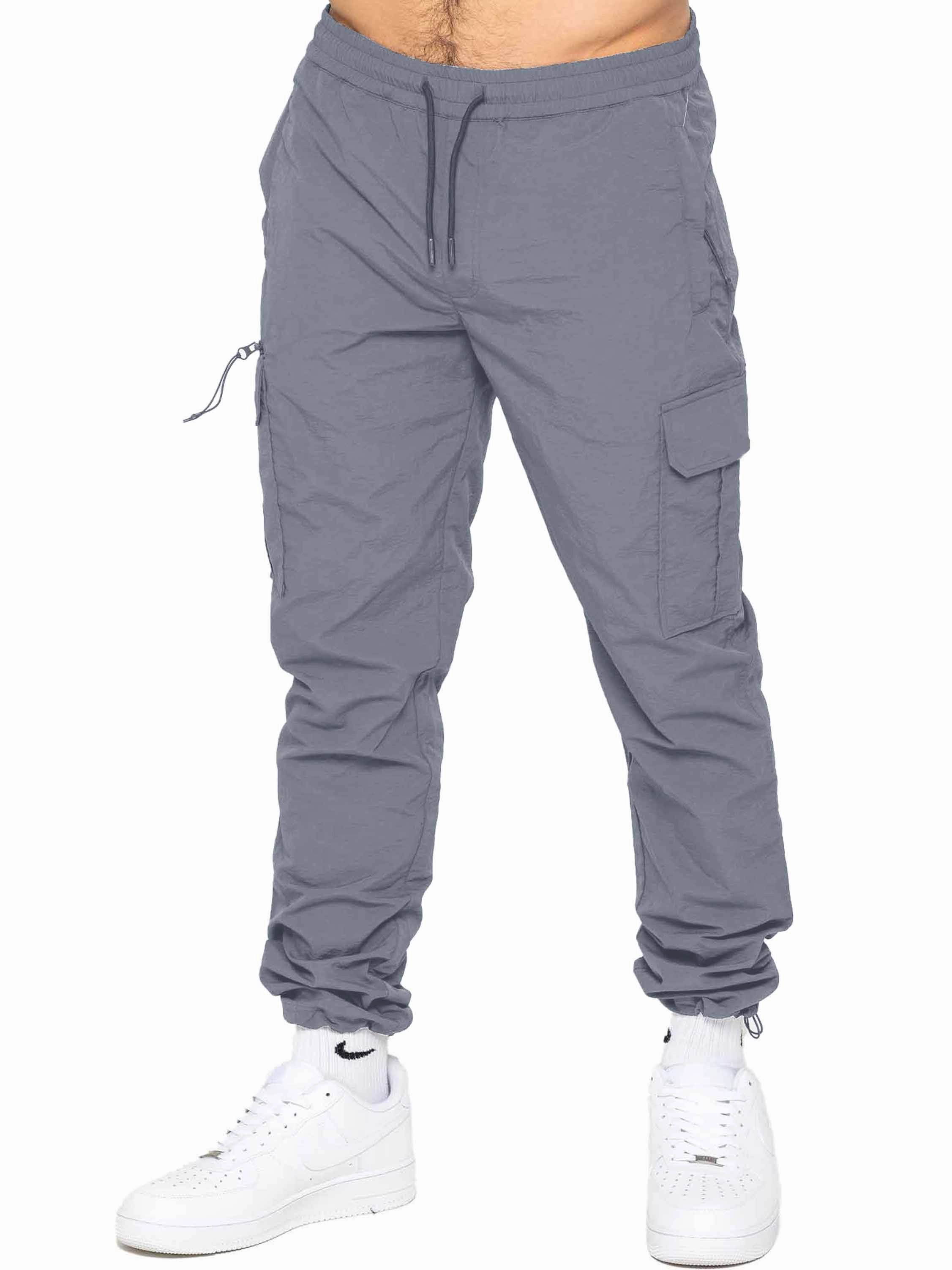 Comfortable Waistband Enzo | Mens Poly Cargo Trousers