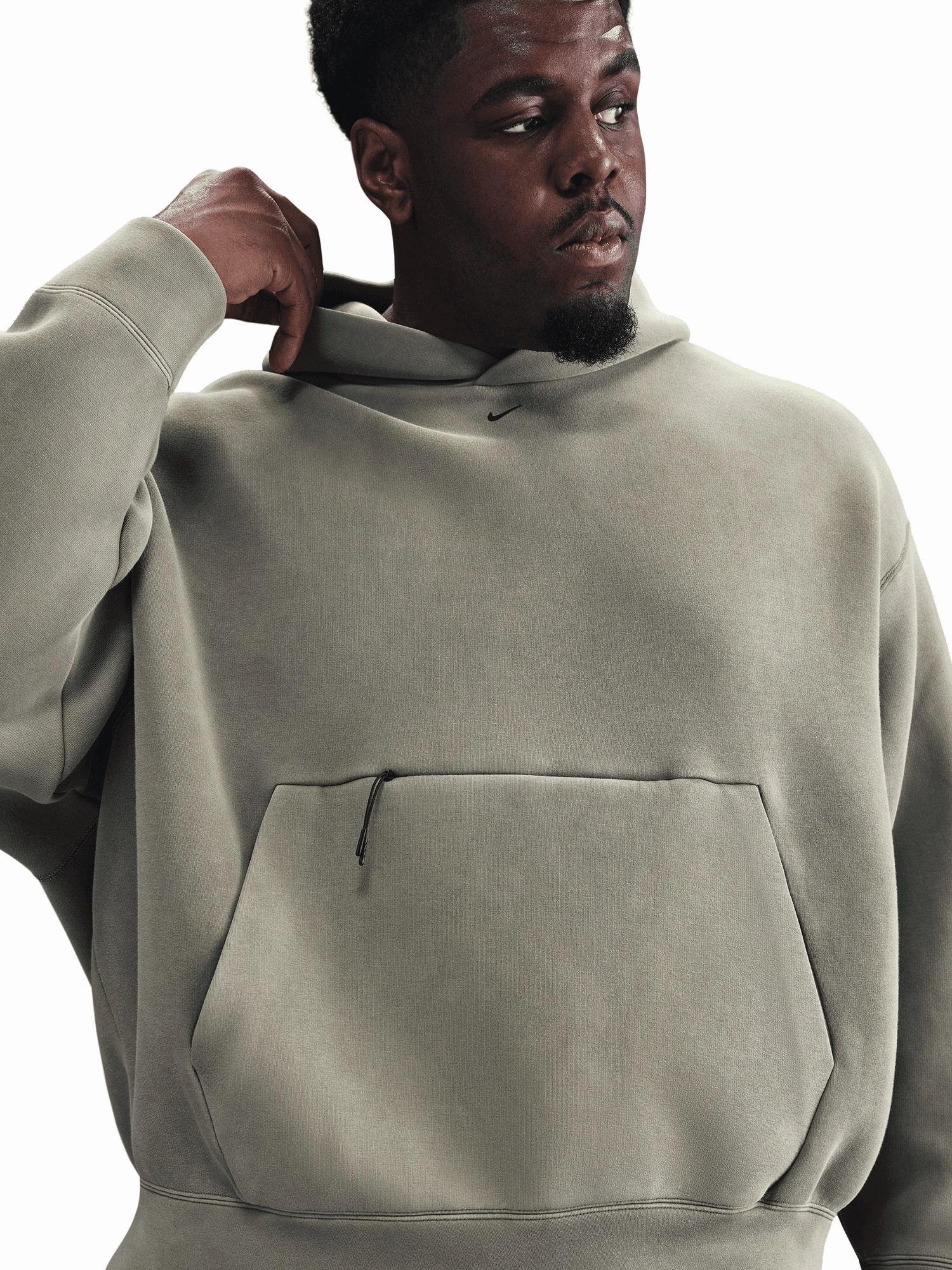 Celebrity Worn Eco Conscious Material Tech Fleece Hoodie
