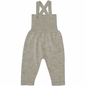 FUB Baby High Waist Overalls Light Beige Melange Versatile staple