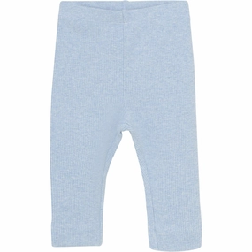 FIXONI Blue Fog Melange Leggings M??lange Rib Neutral Color