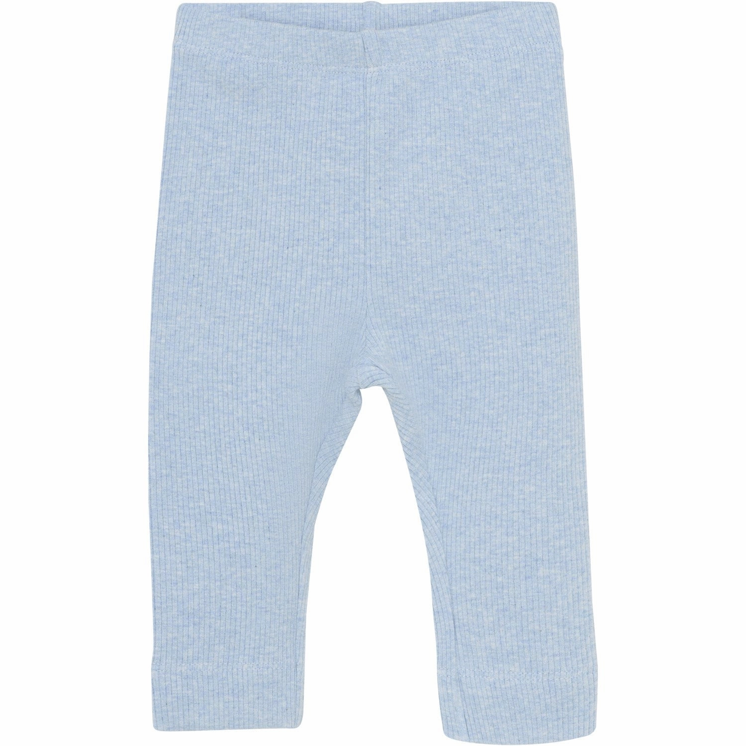 FIXONI Blue Fog Melange Leggings M??lange Rib Hidden Pocket Design wrinkle free