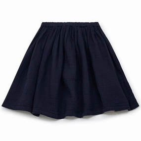 Minimal Look Fall Favorite BONTON Navy Framboise Skirt