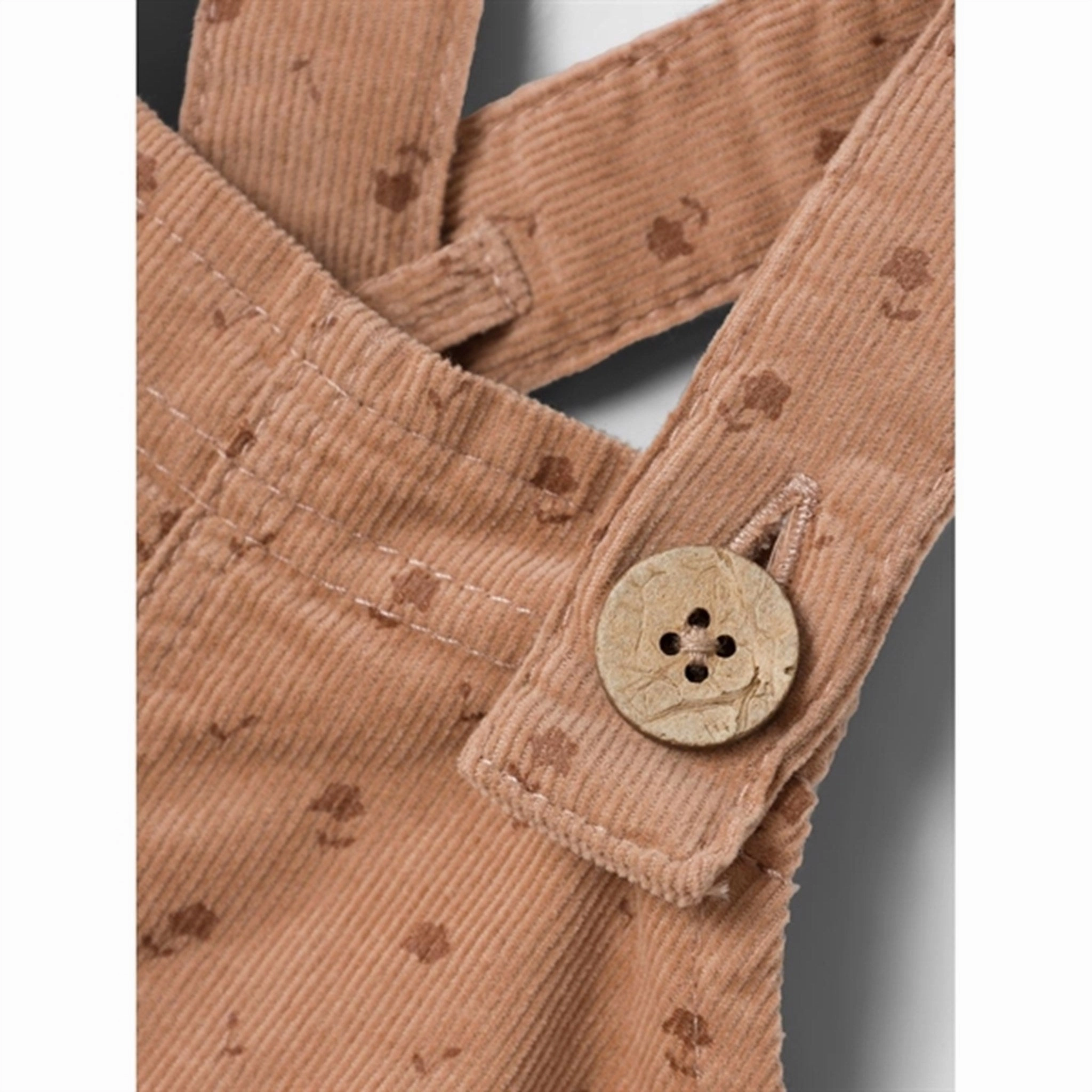 Lil'Atelier Nougat Tipa Loose Corduroy Overall Comfortable Fashion Thermal regulation