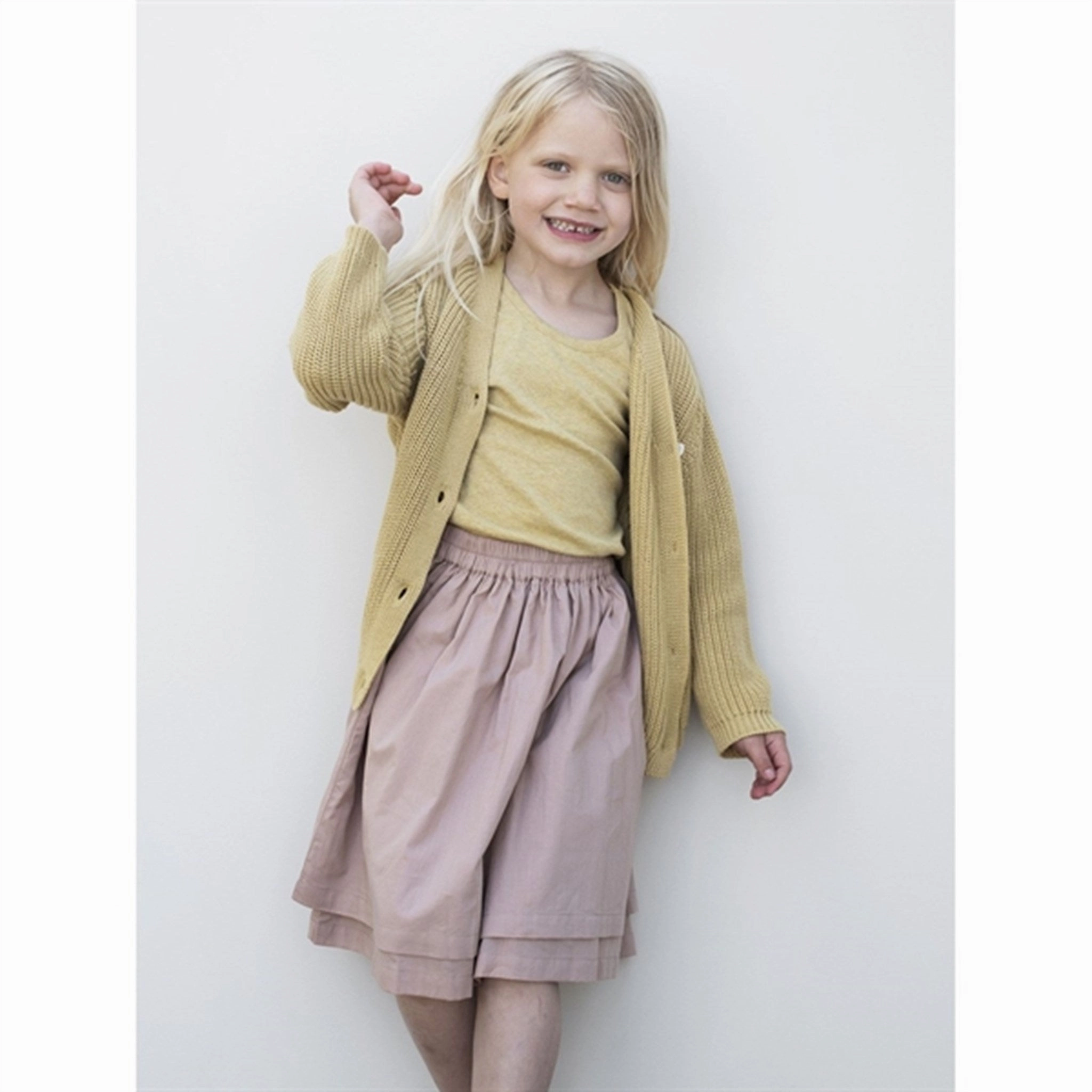 Serendipity Almond Skirt Subtle Look Fashion Forward