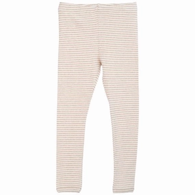 Chilly Day Wear Flexible Wear Summer Wear Serendipity Oat/Offwhite Stripe Leggings