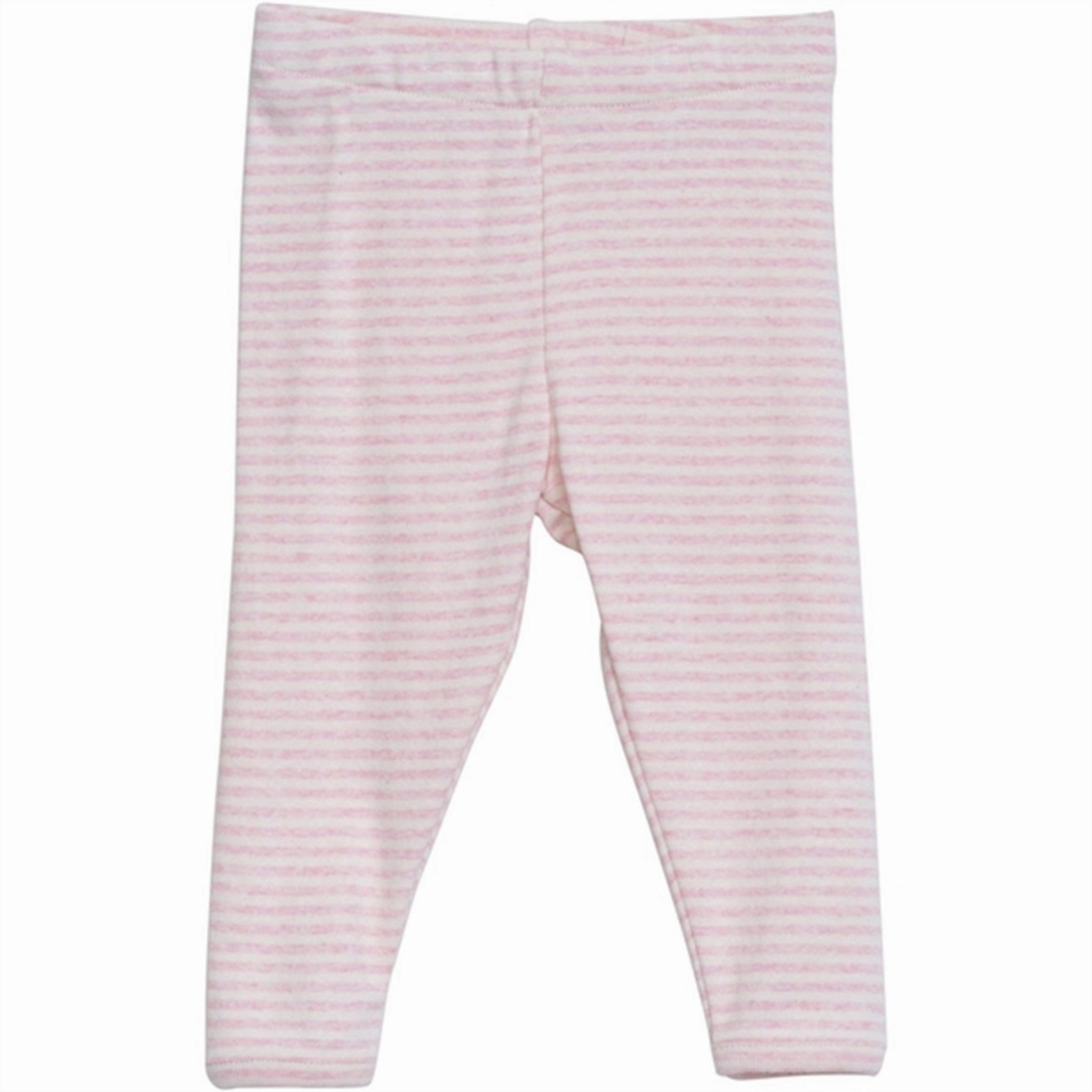 Reinforced Hemline Serendipity Rosebud/Offwhite Baby Leggings Stripe