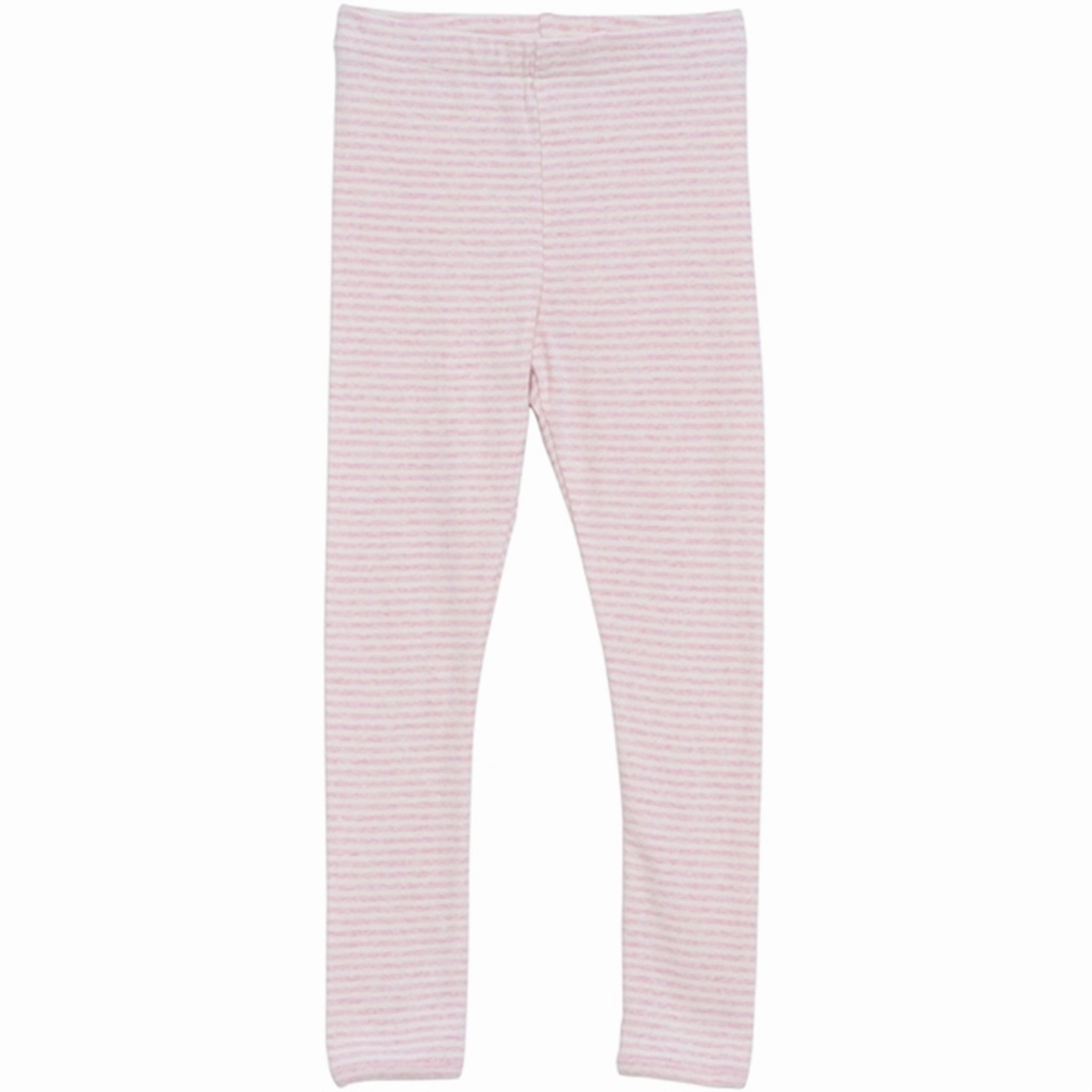 Serendipity Rosebud/Offwhite Stripe Leggings Pro Athlete Mesh Panel