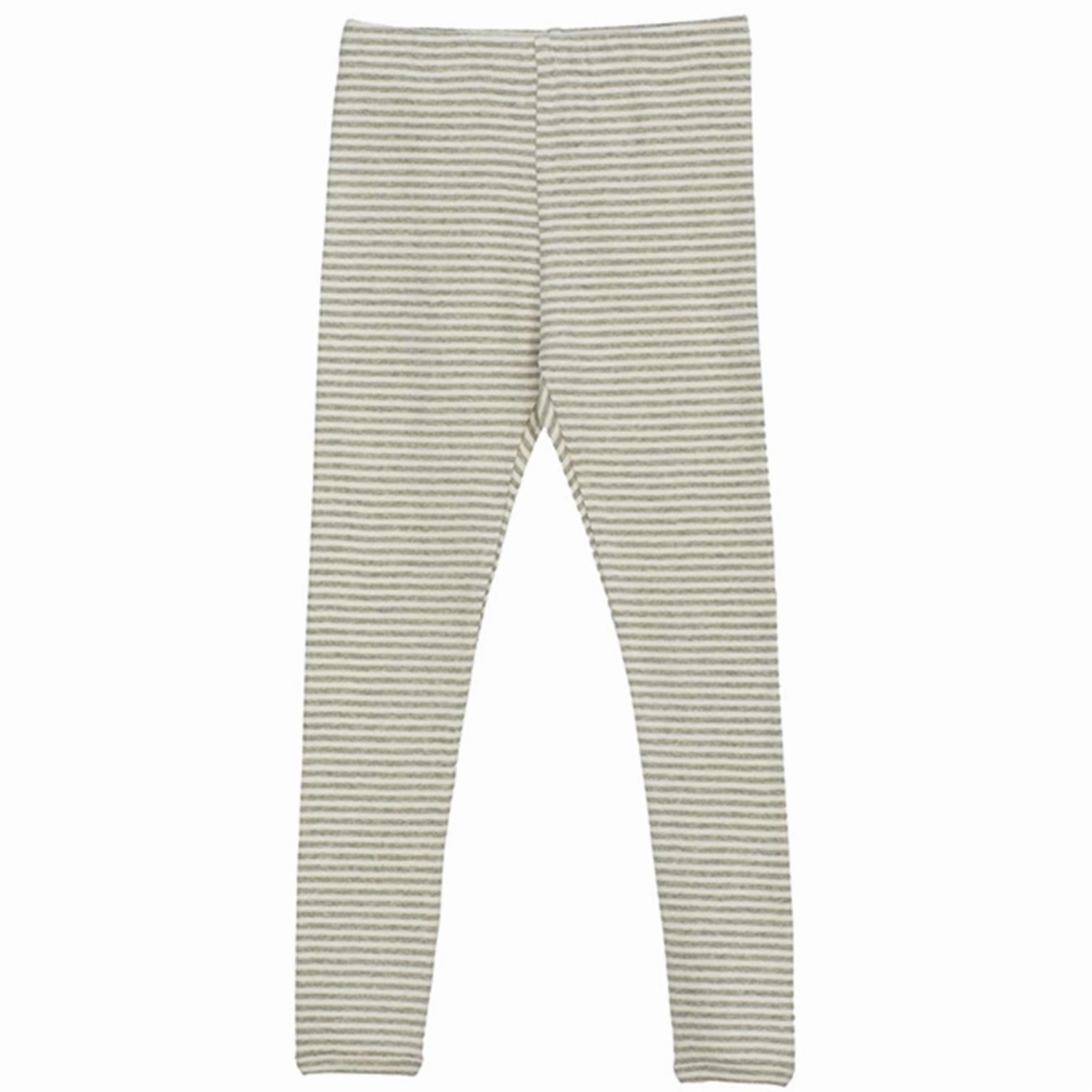 Serendipity Sage/Ecru Stripe Leggings Stretch Wear