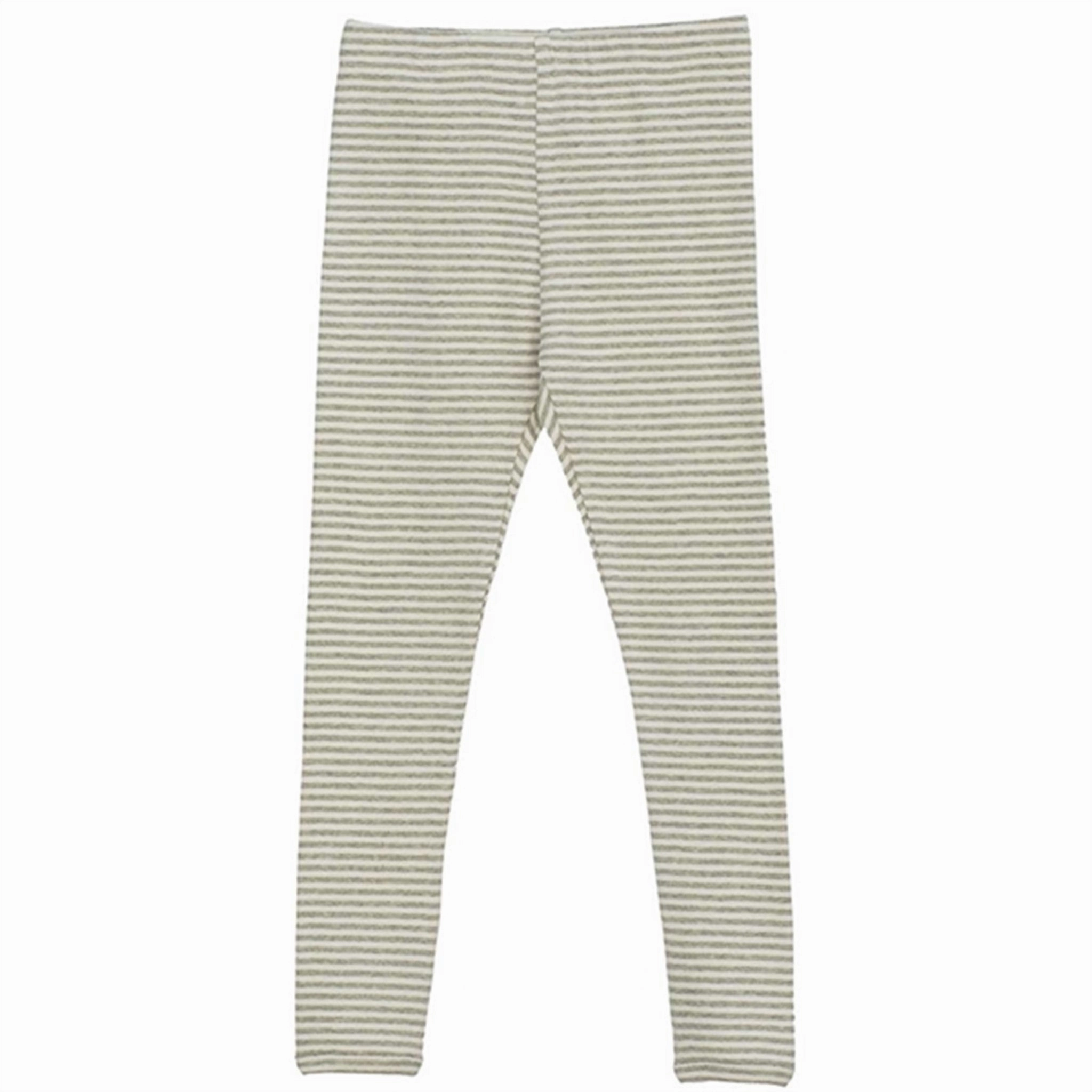 Serendipity Sage/Ecru Stripe Leggings chlorine resistant