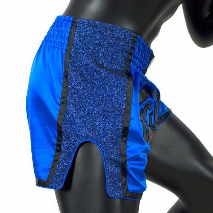 Fairtex Slim Fit Muay Thai Shorts BS1702 Royal Blue Stylish Fit summer breeze