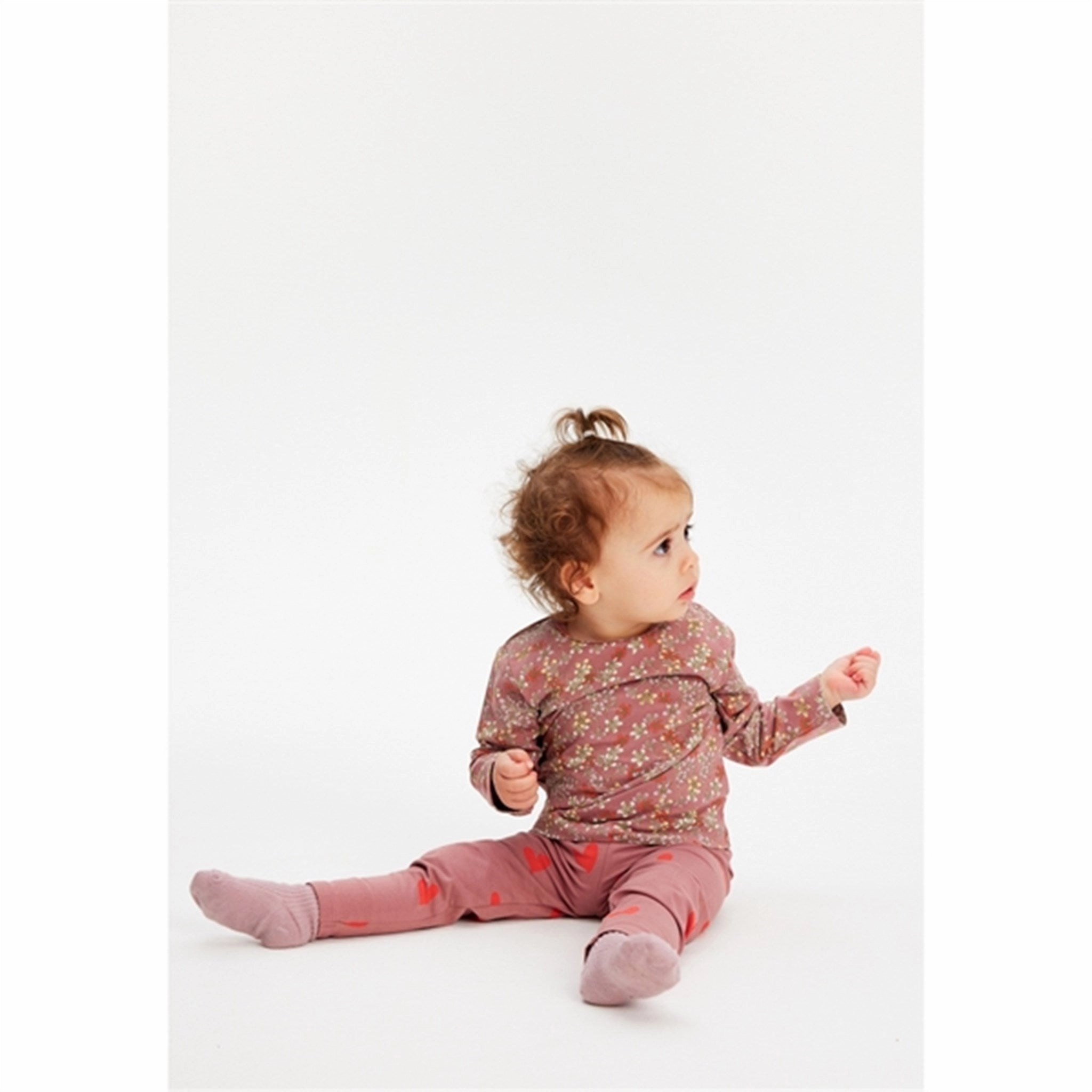 Wide Waistband Support Postpartum Fit Gym Workout THE NEW Siblings Nostalgia Rose Ines Leggings