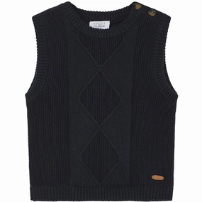 Windproof Barrier Hust & Claire Baby Navy Perrie Vest