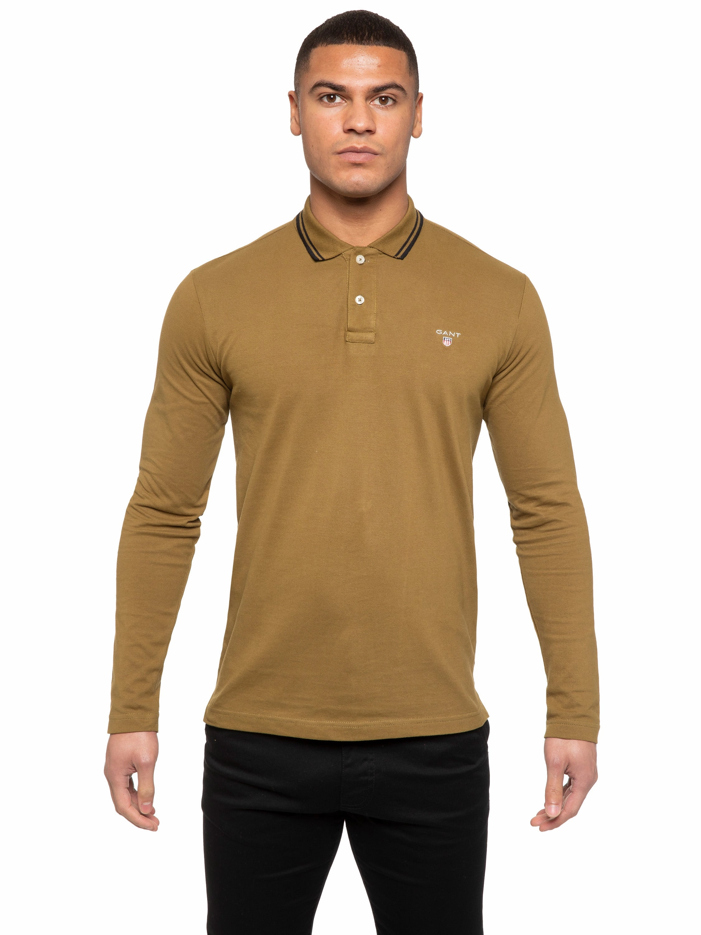 UV Protection Gant | Mens Original Long Sleeve Polos
