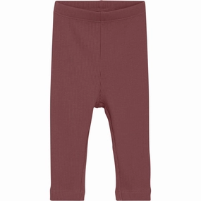 Extra Soft Morning Jog Minymo Withered Rose Leggings Rib