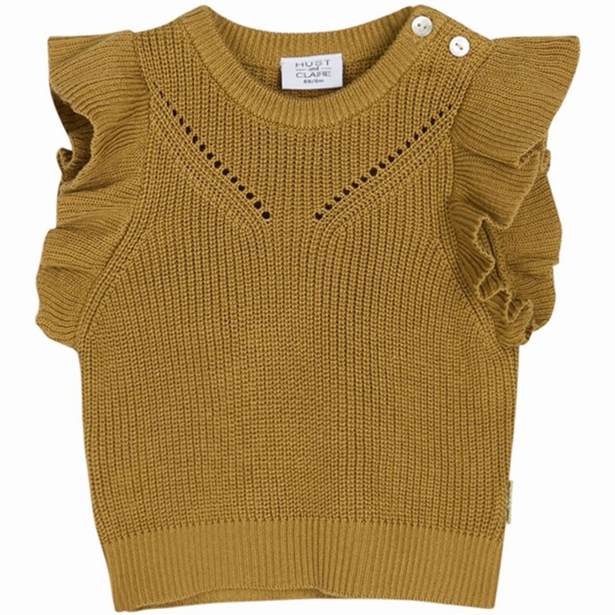 Hust & Claire Baby Teak Nadiina Knit Vest Lightweight Construction