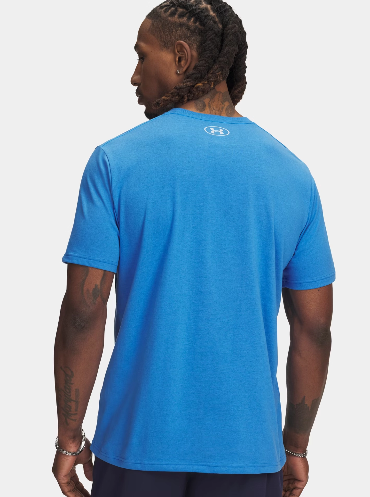 Reinforced Shoulder Seams Casual Comfort Short Sleeve Logo Tee