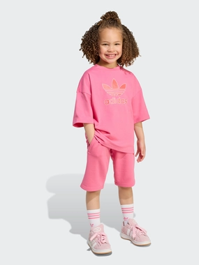 Soft Feel Stylish and Comfortable Short Tee Set Kids