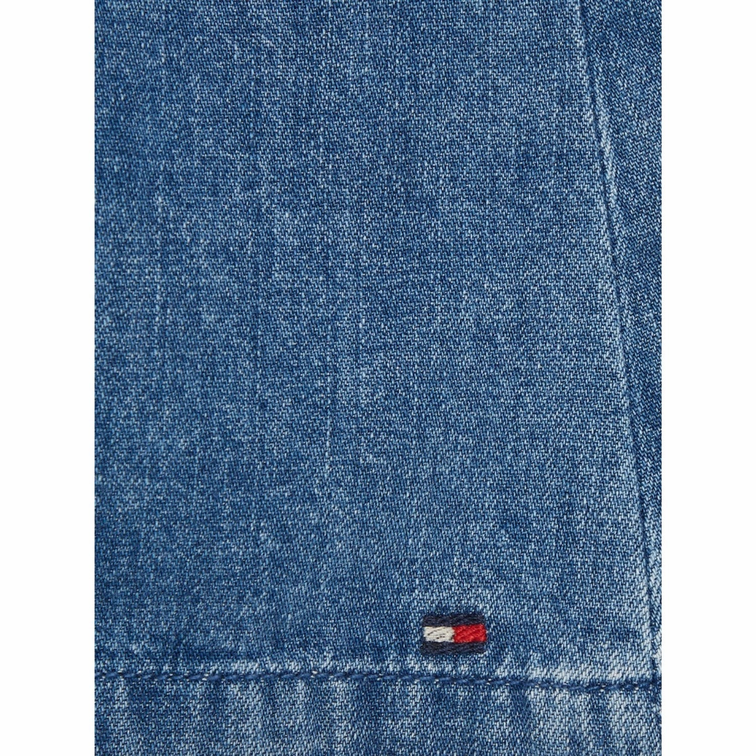 Detail Focus Tommy Hilfiger Ltweightdenim Denim Front Yoke Detail Skirt