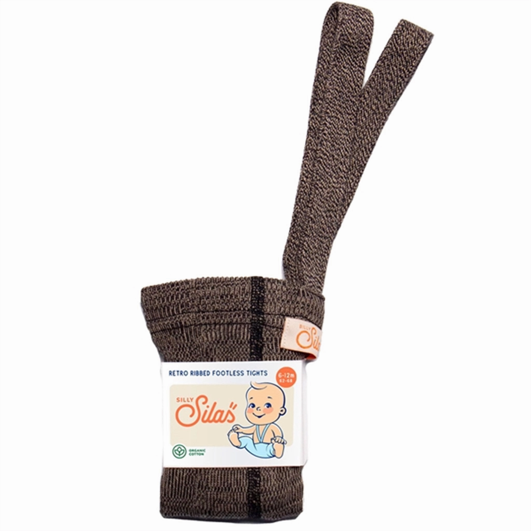 Hiking Trail Ultra Light Silly Silas Footless Tights Licorice Peanut