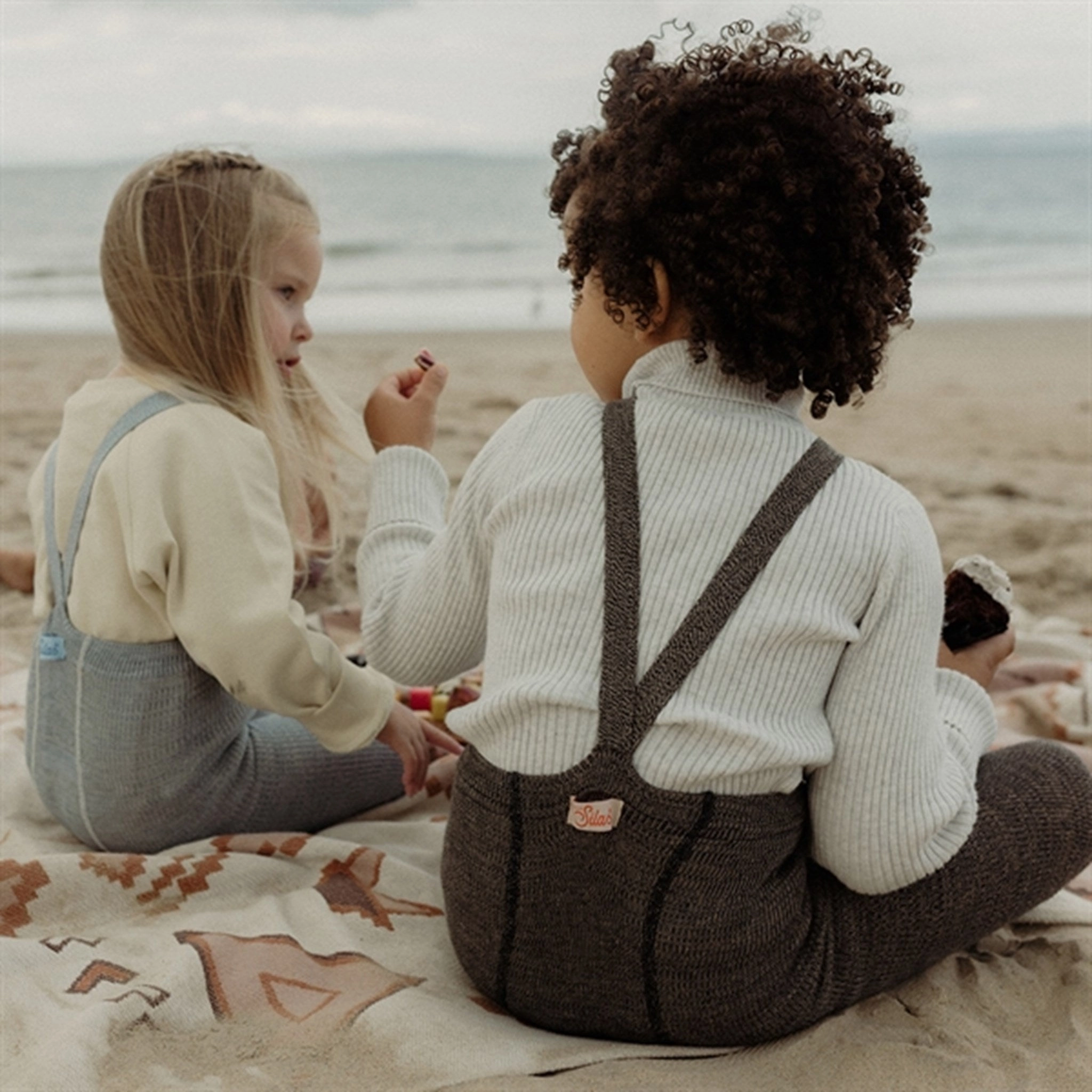 Comfort Fit Stretch Thermal Comfort Silly Silas Footless Tights Licorice Peanut