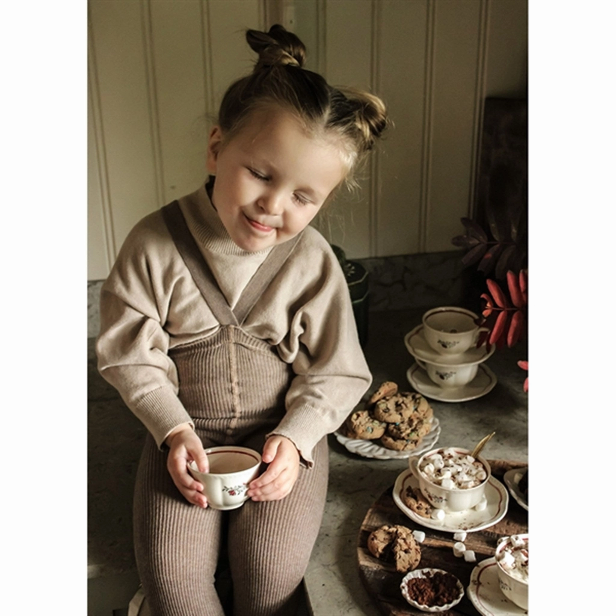 Silly Silas Footless Tights Peanut For Teens Winter Sports