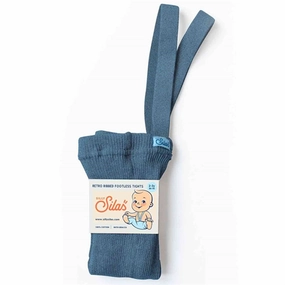 Day Ready Silly Silas Footless Tights Steel Blue