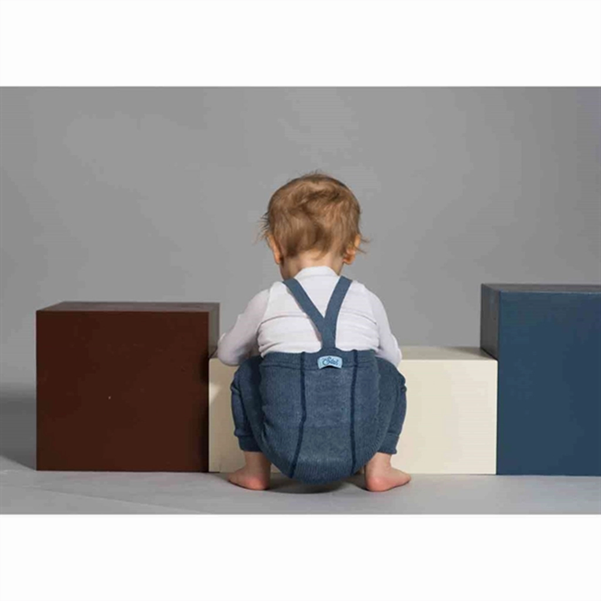 For Men Hiking Trail Silly Silas Footless Tights Steel Blue