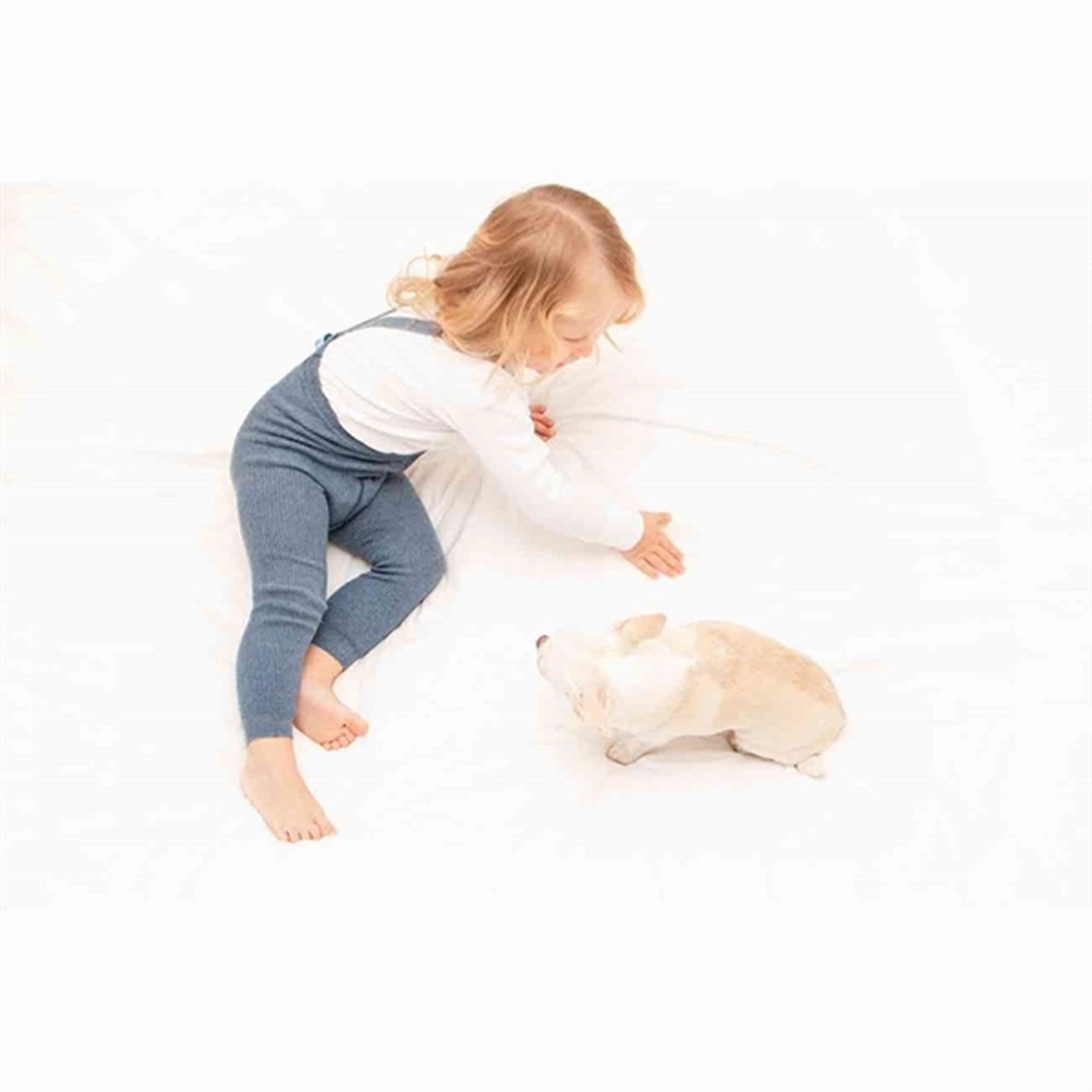 Clean Style Silly Silas Footless Tights Steel Blue