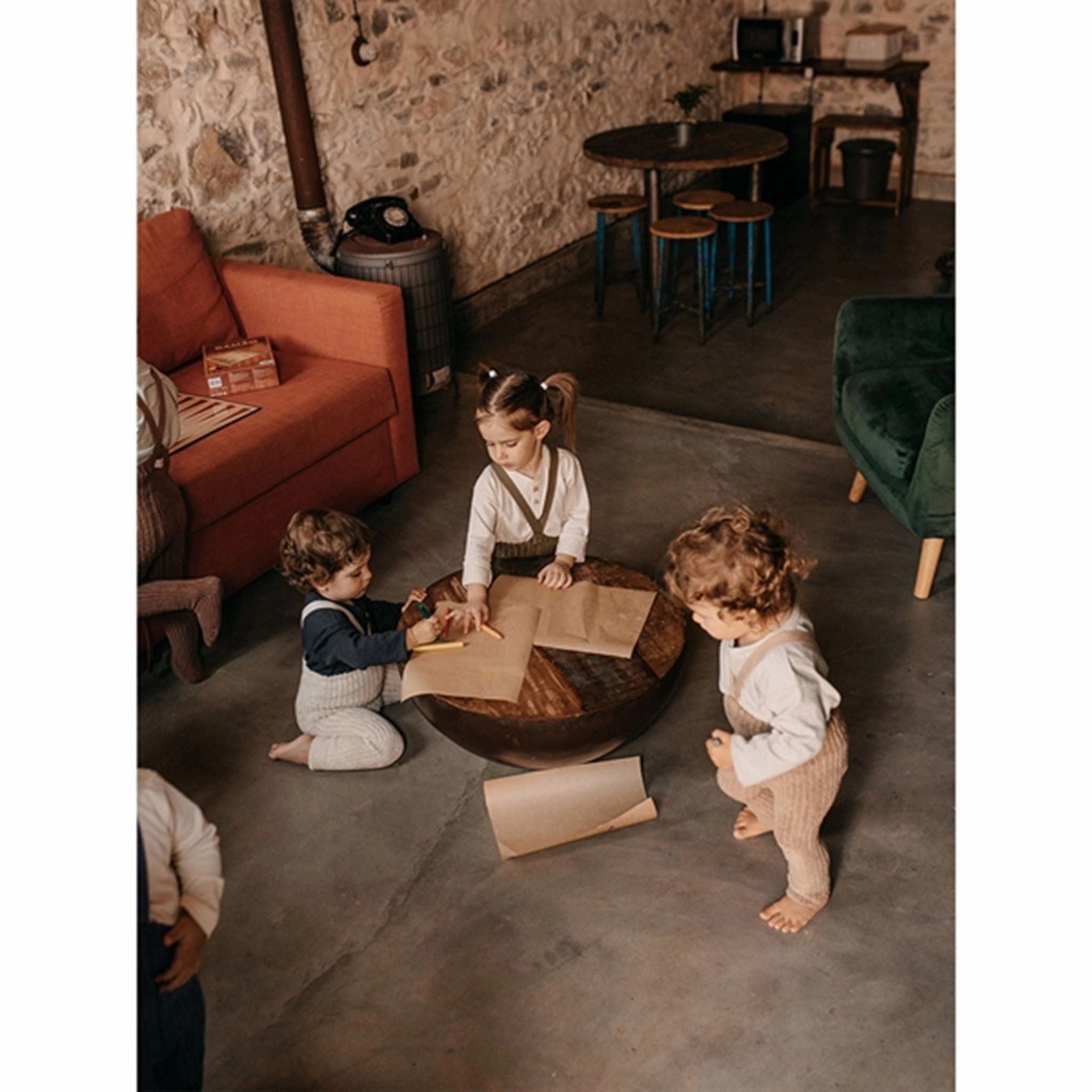 Silly Silas Granny Teddy Footless Tights Peanut Blend Double Layered