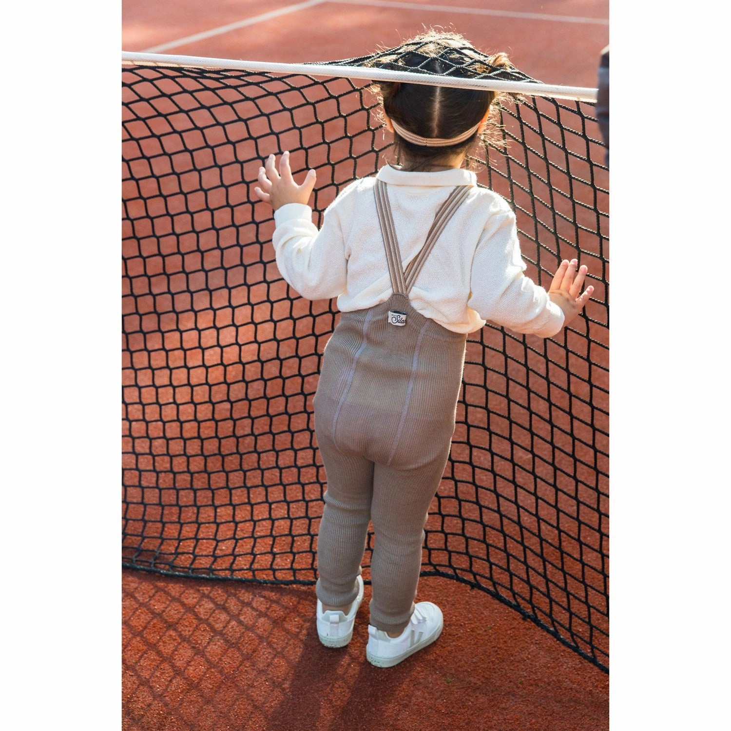 Silly Silas Oyster Grey Striped Footless Tights Fitness Lover Durable Stitch