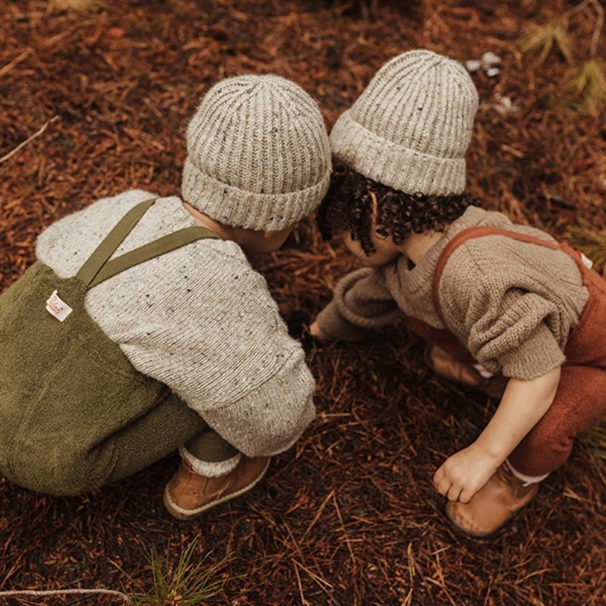 Thermal Regulating Fabric Silly Silas Teddy Warmy Footless Tights Cinnamon