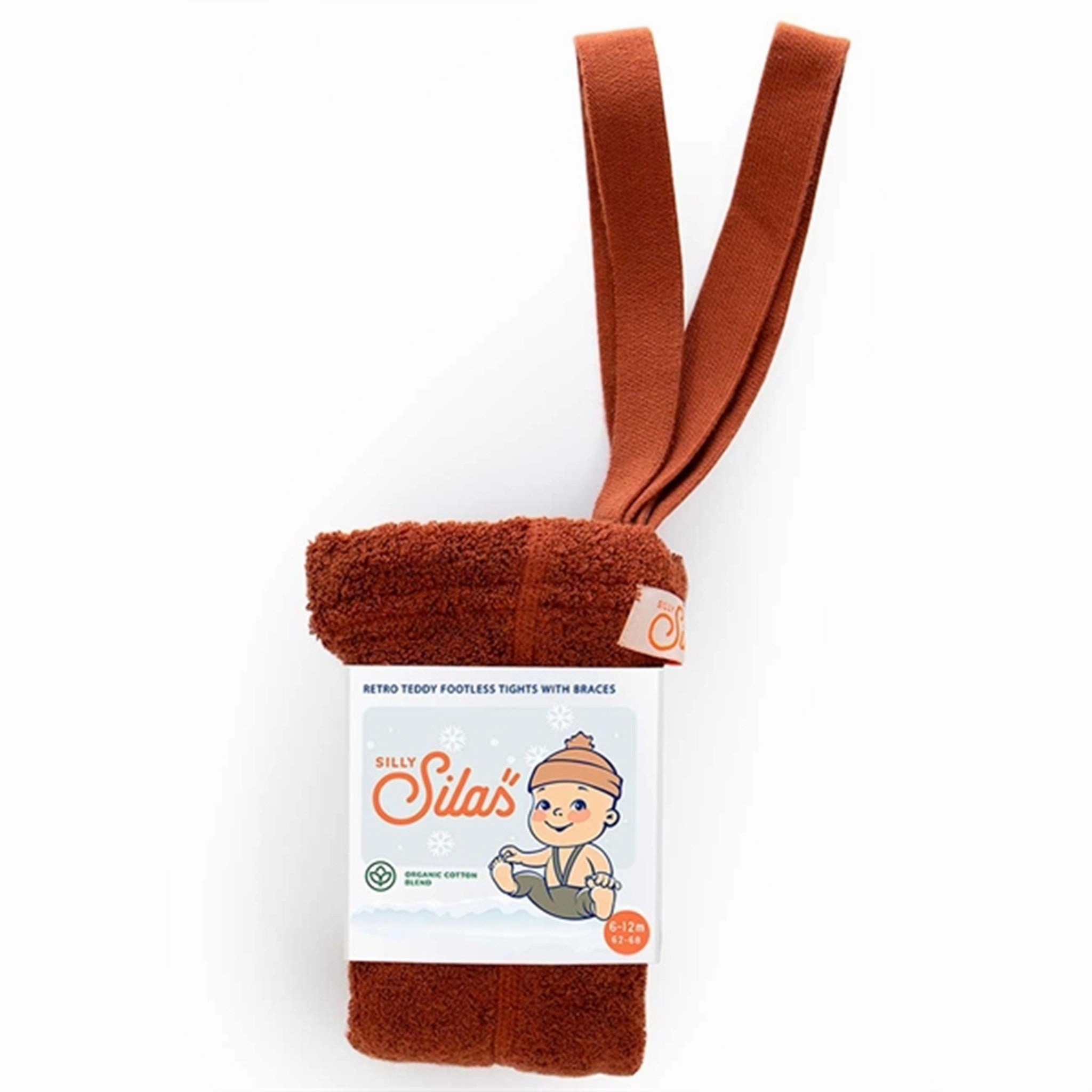 Sporty Wearable Silly Silas Teddy Warmy Footless Tights Cinnamon