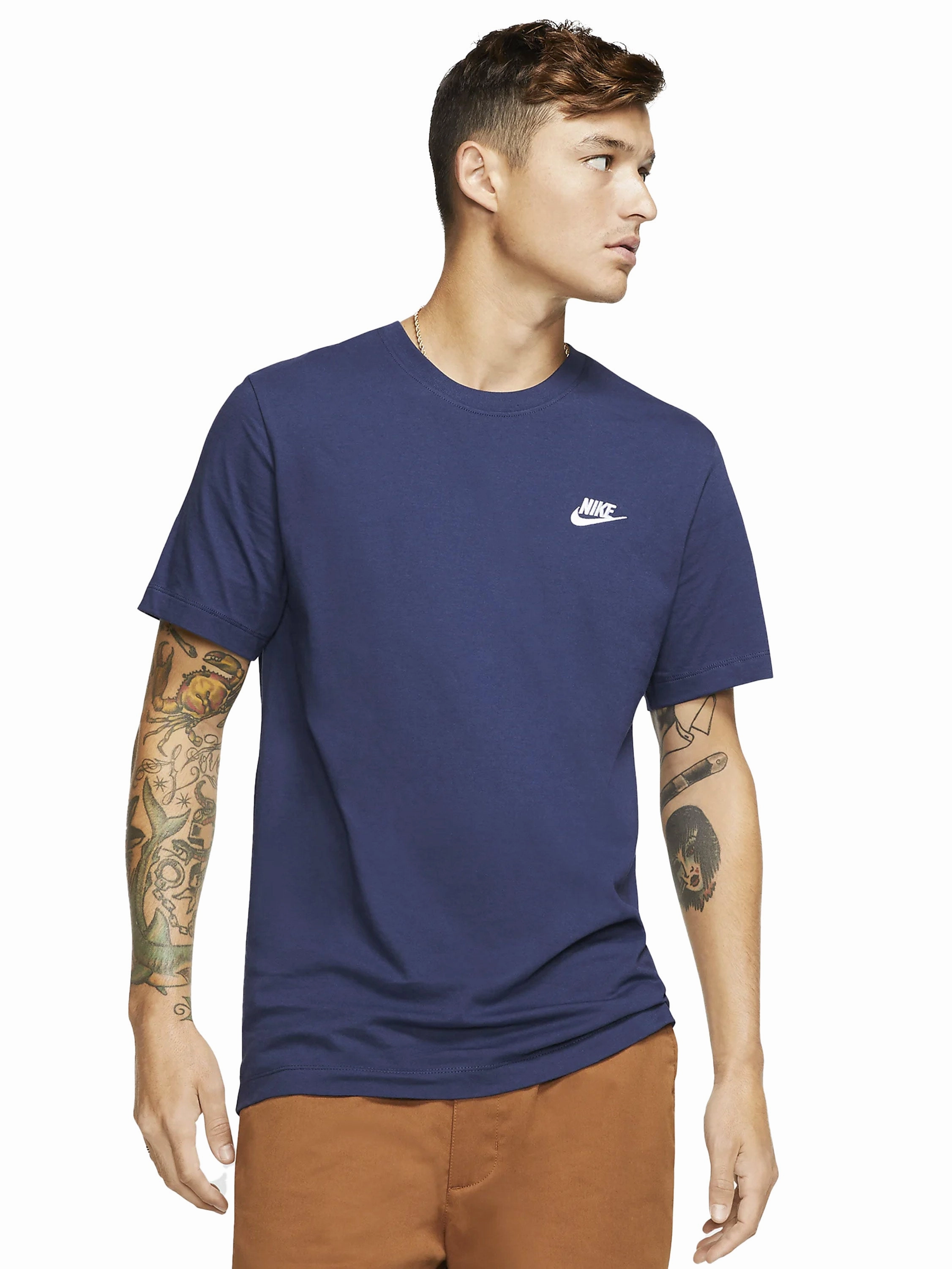 Nike Sportswear Club Mens T-Shirt Tagless Design