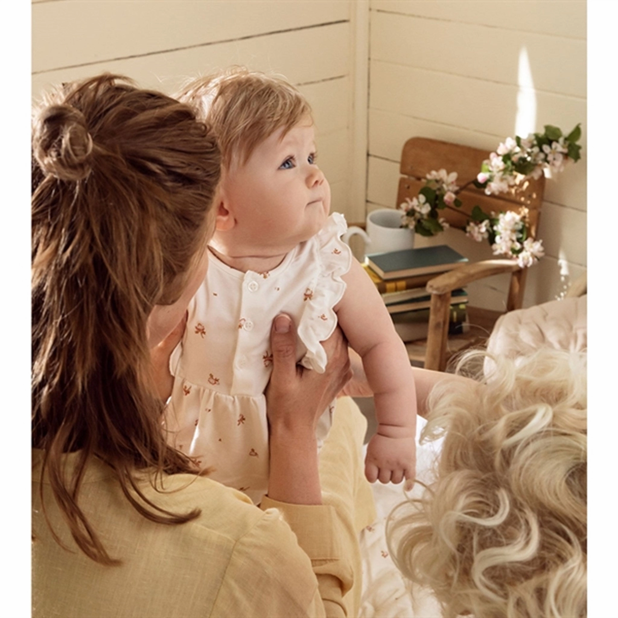 MarMar Little Peony Roma Frill Romper Casual Picnic