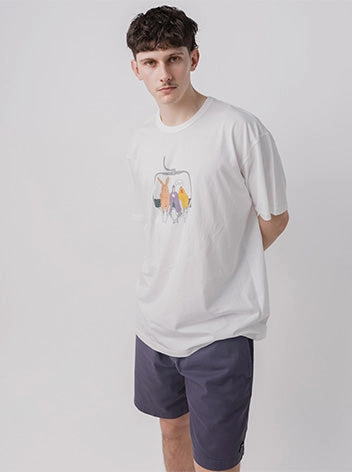 Ski Lift Graphic Tee Seasonal Wear Chic