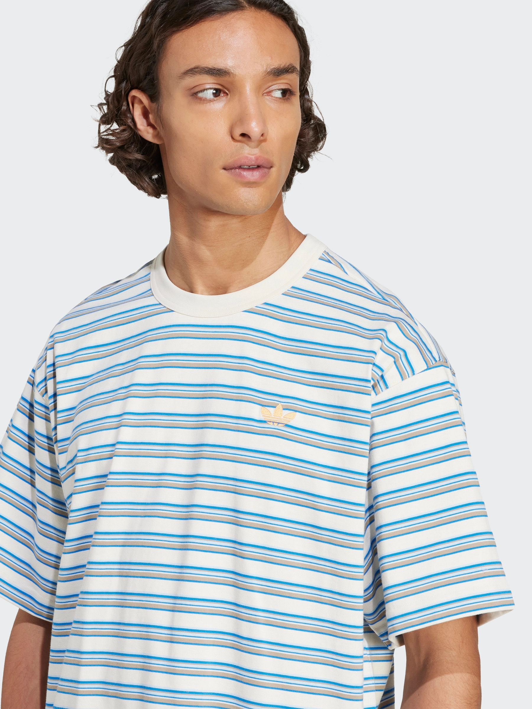 Perfect Layering Relaxed Smart Stripe T-Shirt
