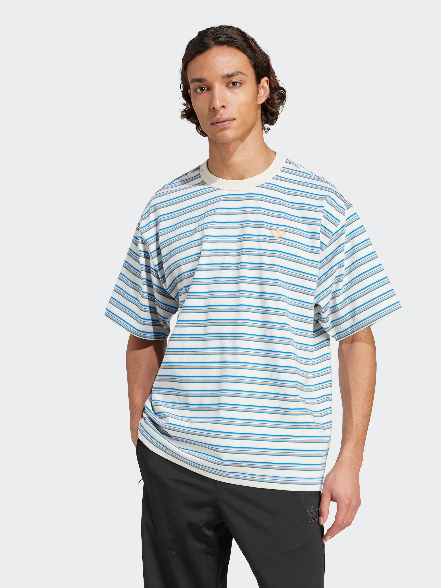 Stripe T-Shirt Collared formality Active Trend Look