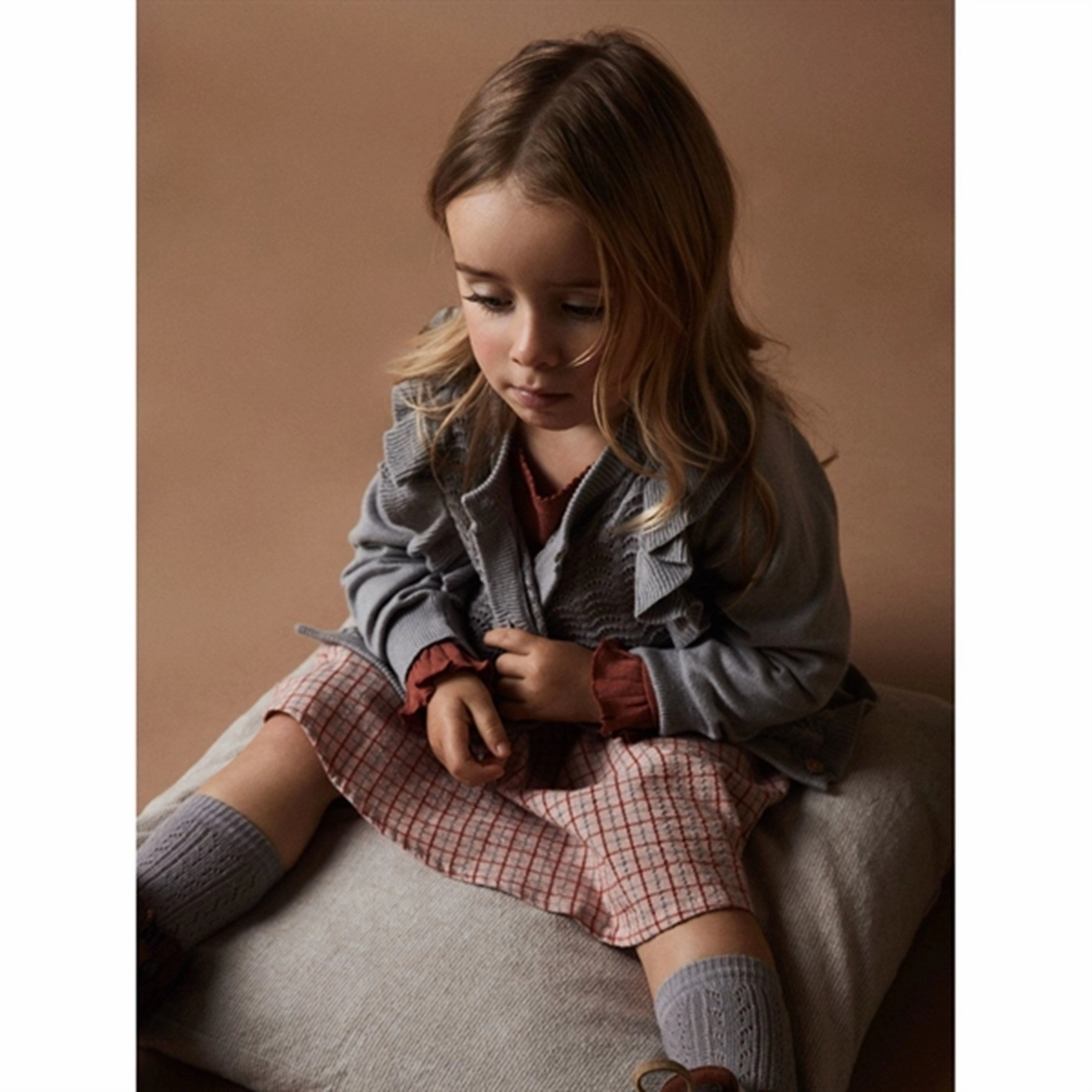 Clean Aesthetic Lil'Atelier Baked Clay Lucy Loose Skirt