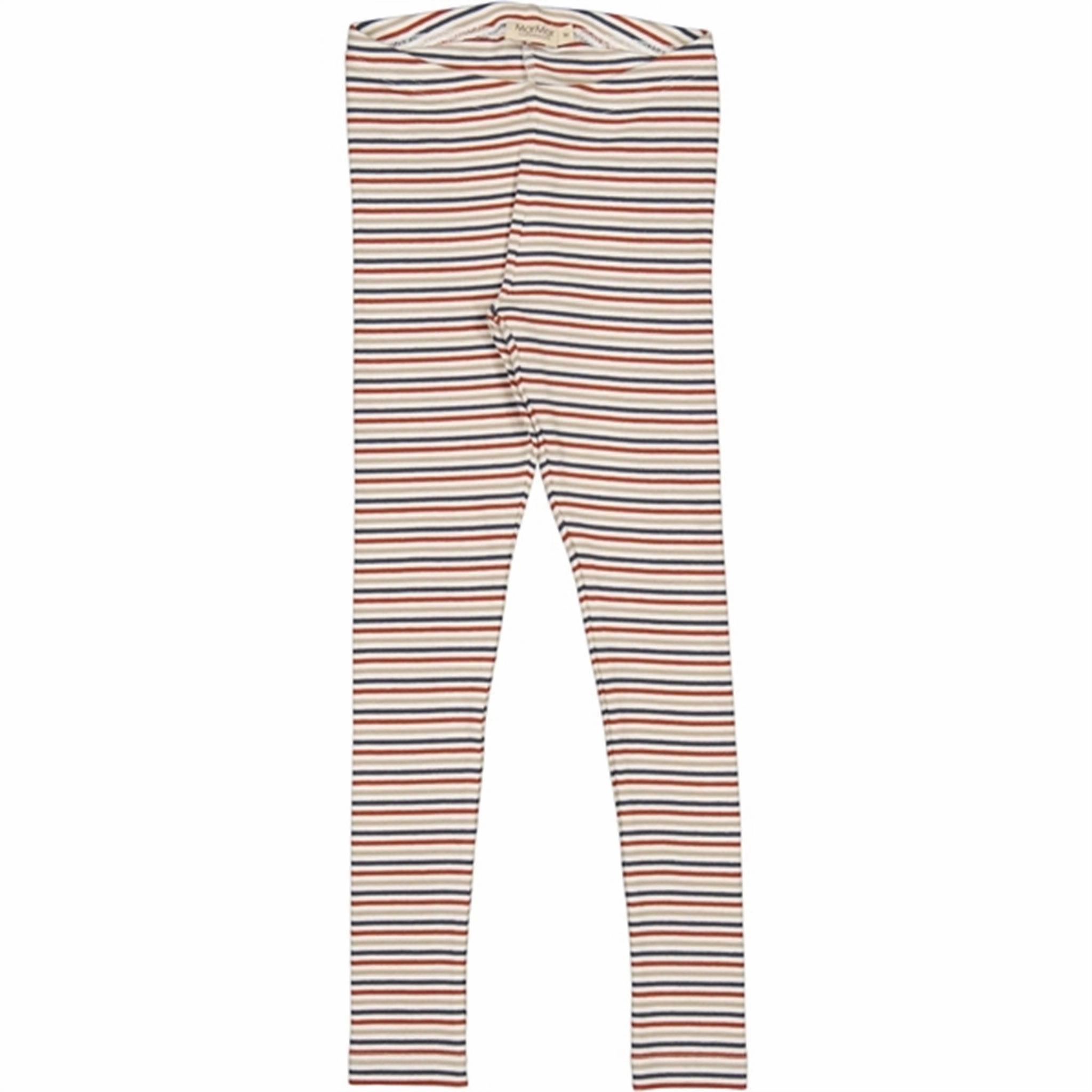 MarMar Modal Rib Stripe Mix Leggings Postpartum Fit Eco Friendly
