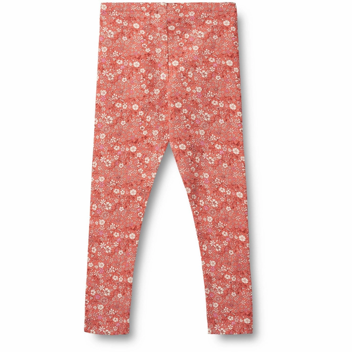 No Compression Wheat Coral Flowers Jersey Leggings Jules