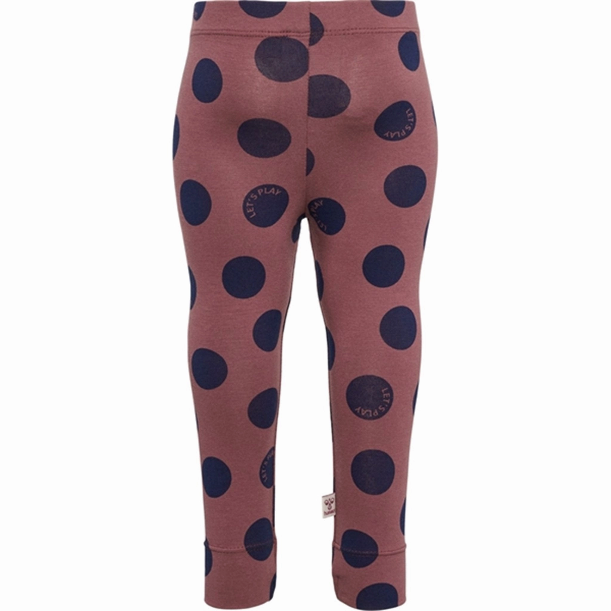 Hummel Rose Brown Dotty Leggings Clean Fit