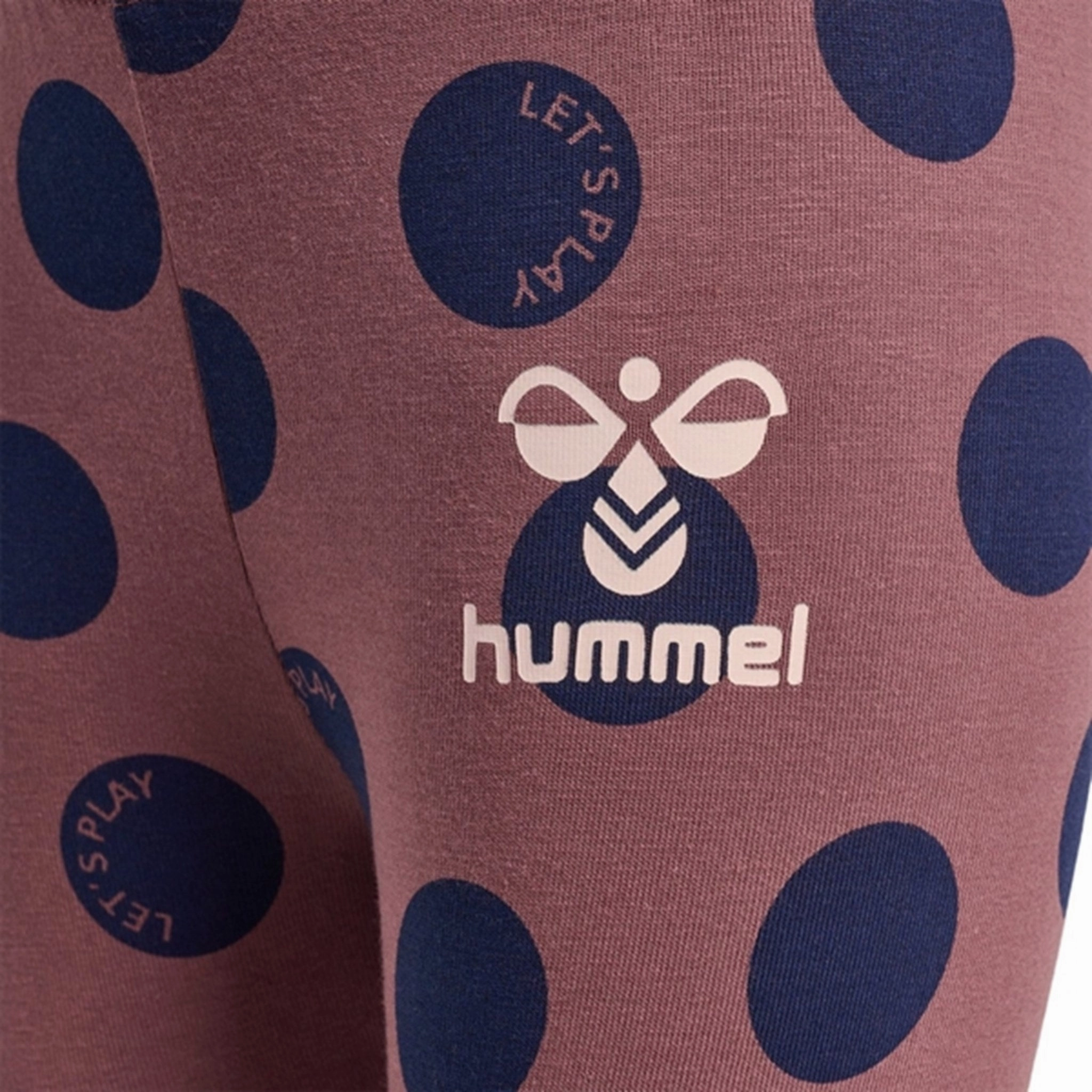 Four Way For Adults Body Shaping Dance Practice Hummel Rose Brown Dotty Leggings