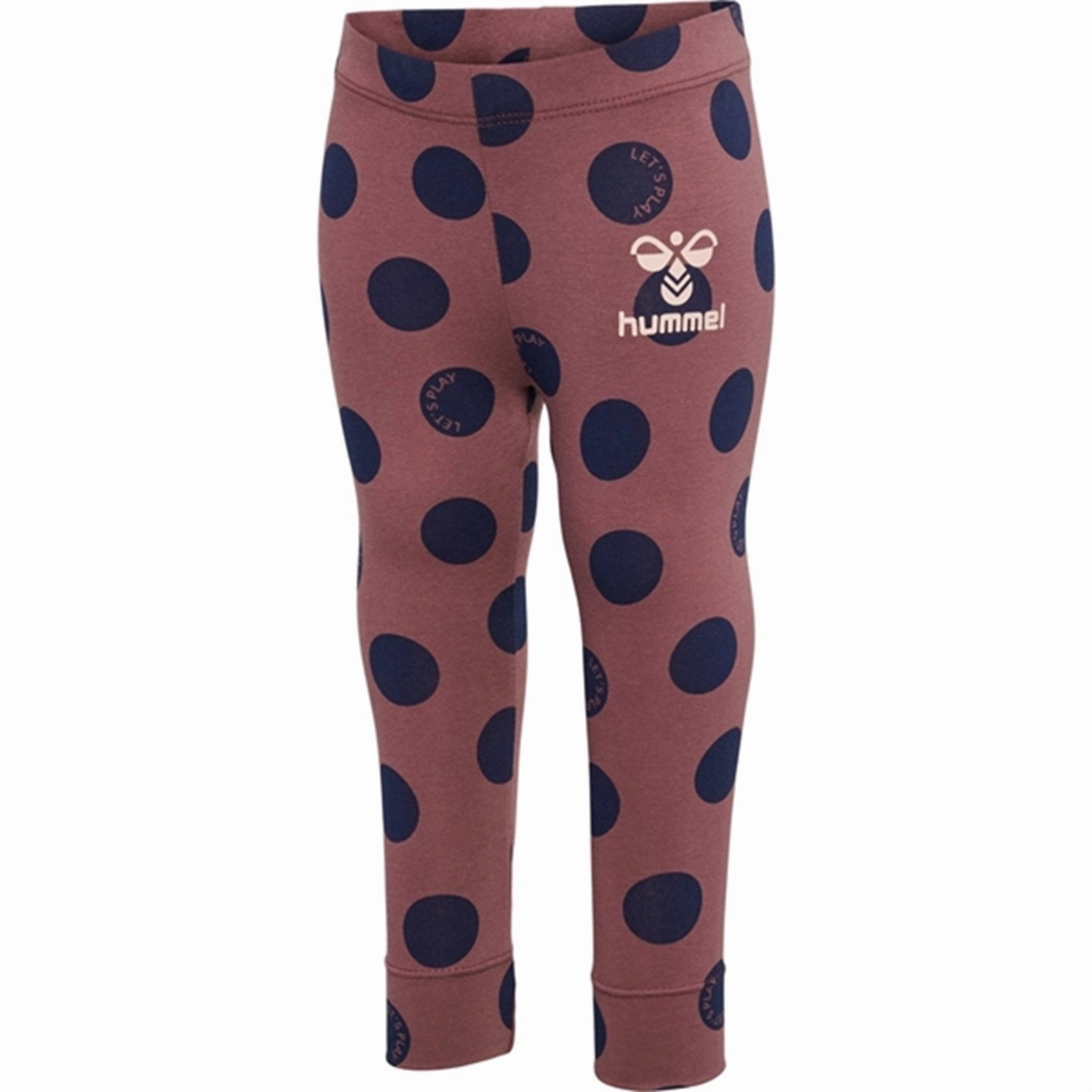 Non Irritating Fabric Maternity Wear Wrinkle Resistant Hummel Rose Brown Dotty Leggings