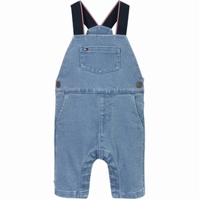 Tommy Hilfiger Denim Medium Denim Dungaree TaglessDesign